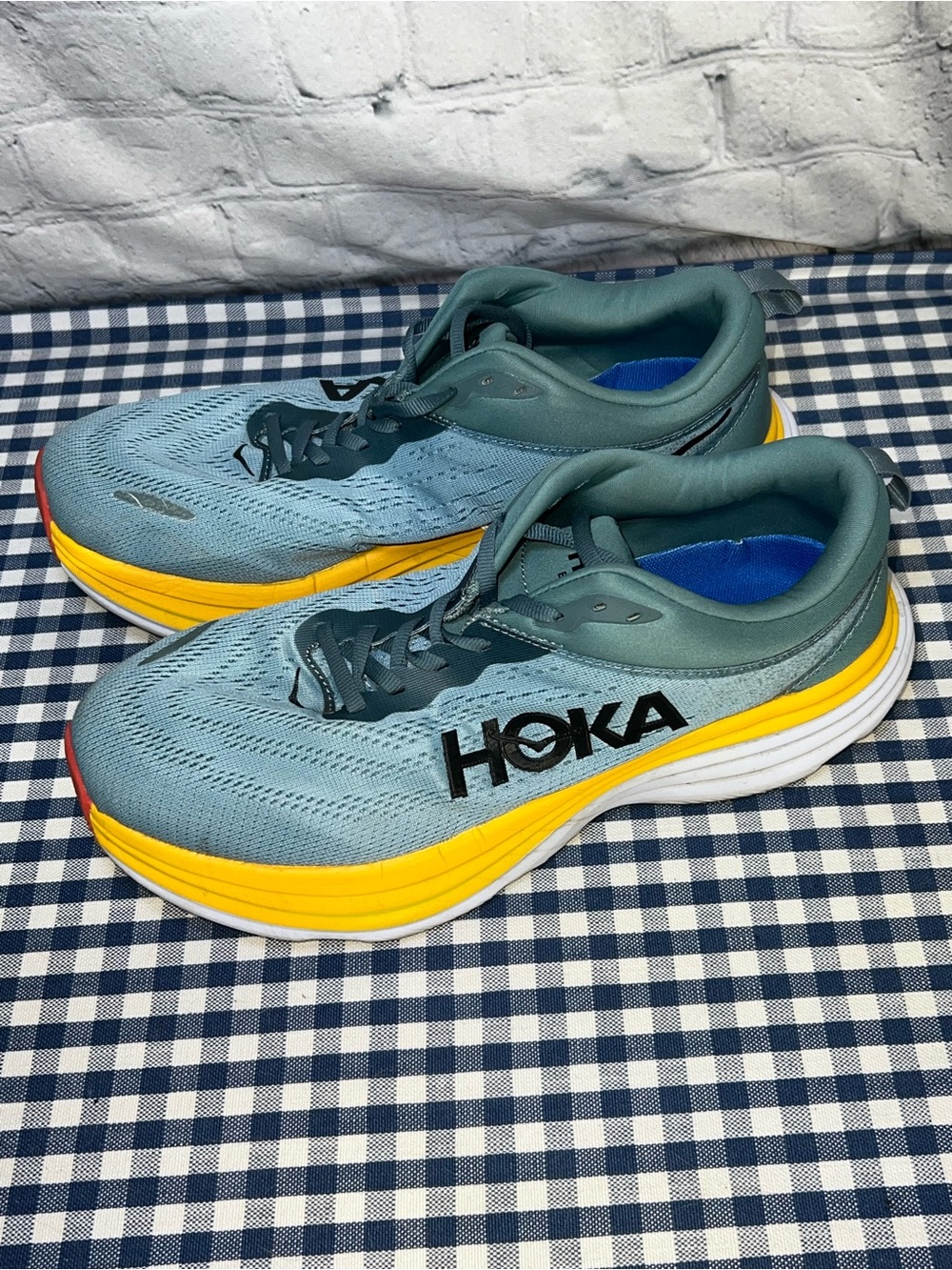Hoka One One Bondi 8 Men’s Athletic Running Shoes Size 10.5 D FAST SHIPPING 💯
